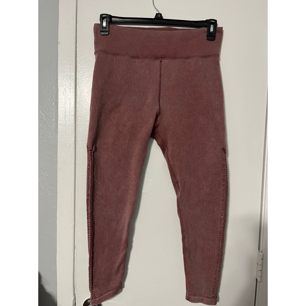 Offline by Aerie Seamless Mineral Wash Braided Leggings Dusty Rose XL